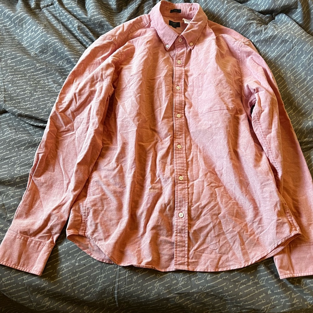 J Crew Ludlow Oxford Men’s Slim Fit Long Sleeve Button Down - Sz XL